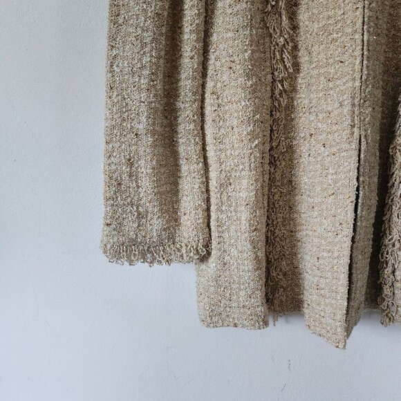 St John Marie Tan Brown Santana Knit Zip Tunic Blazer 12 - Picture 3 of 16